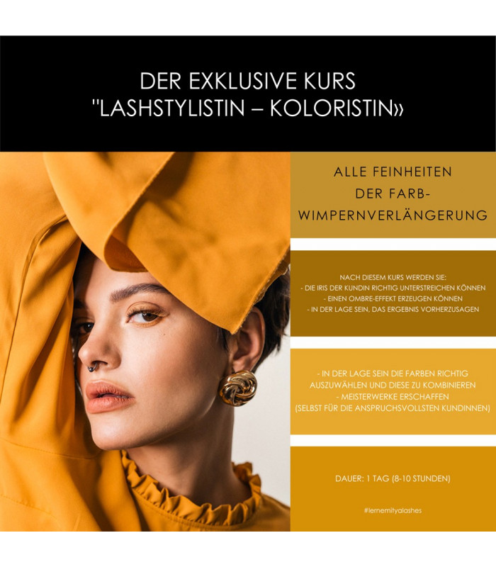 Schulungen Exklusivkurs "Lashstylistin - Koloristin" Schulungen Exklusivkurs "Lashstylistin - Koloristin"