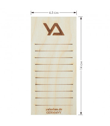 Zubehör Wimpernplatte aus Holz