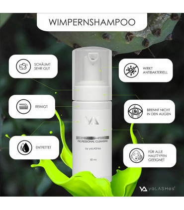 Flüssigkeiten Wimpernshampoo yaLASHes 50ml