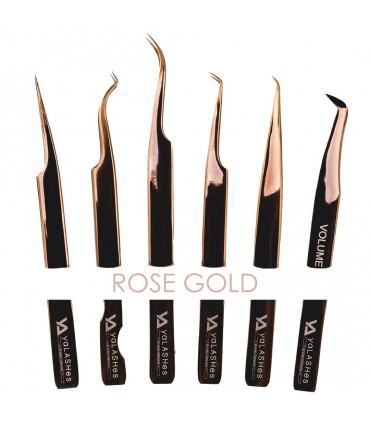 Пинцеты Пинцет Rose Gold S 6