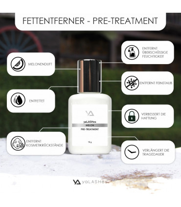 Flüssigkeiten Pre-Treatment yaLASHes Melon 15ml