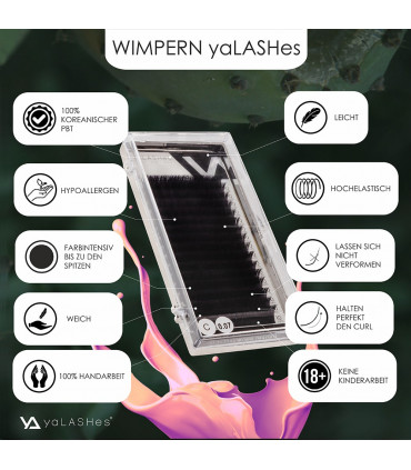 Wimpern Wimpern yaLASHes Ultra Black