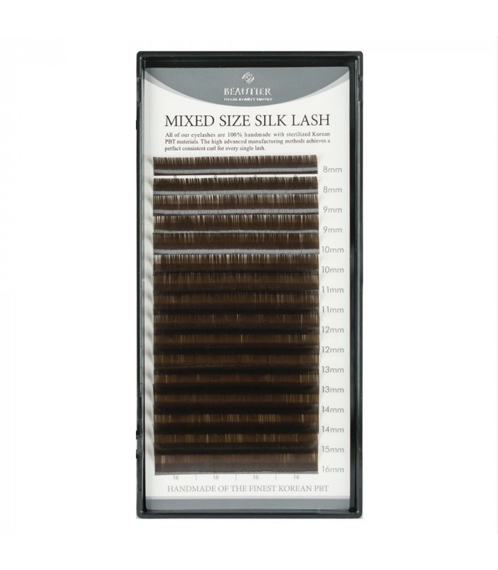 Ресницы Ресницы BEAUTIER MIX Brown Ресницы Ресницы BEAUTIER MIX Brown