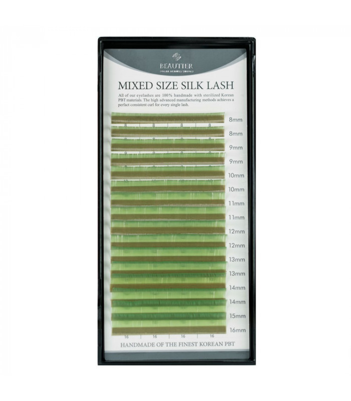 Wimpern Wimpern BEAUTIER Light Green mix Wimpern Wimpern BEAUTIER Light Green mix