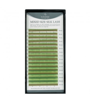 Wimpern Wimpern BEAUTIER Hell Grün MIX