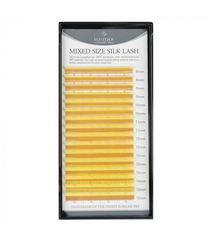 Wimpern Wimpern BEAUTIER Yellow mix Wimpern Wimpern BEAUTIER Yellow mix