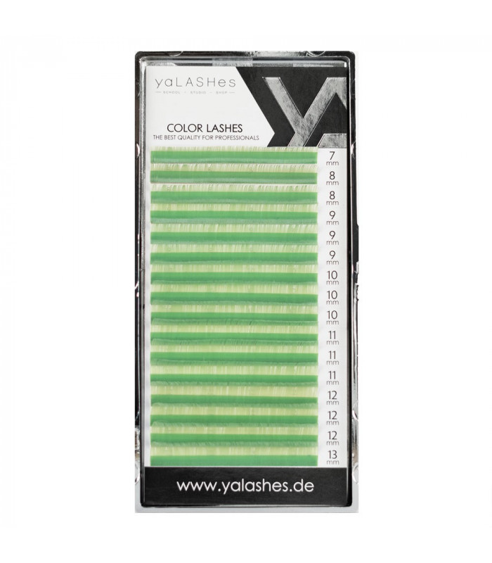 Wimpern Wimpern yaLASHes Green Pastel mix Wimpern Wimpern yaLASHes Green Pastel mix