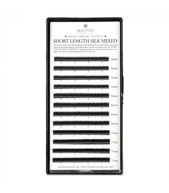 Wimpern Wimpern BEAUTIER Short Length MIX 5-7mm Wimpern Wimpern BEAUTIER Short Length MIX 5-7mm