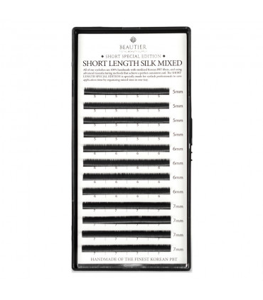 Eyelashes Eyelashes BEAUTIER Short Length MIX 5-7mm
