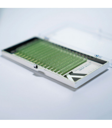 Ресницы Ресницы yaLASHes зеленые пастель MIX