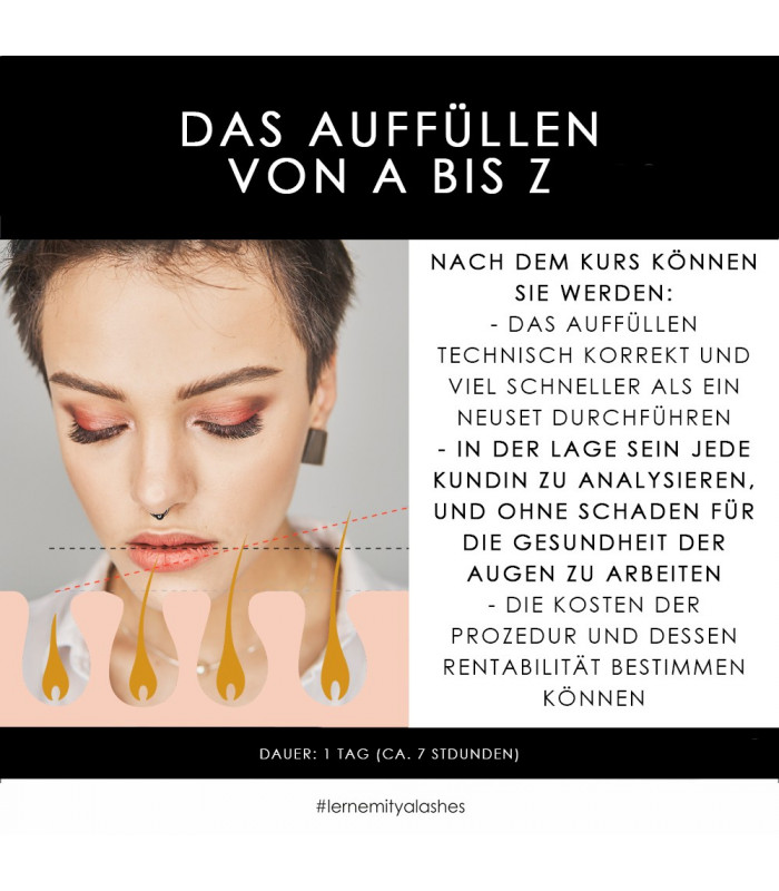 Online-Kurse Online Kurs "Das Auffüllen von A bis Z" Online-Kurse Online Kurs "Das Auffüllen von A bis Z"