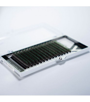 Eyelashes Wimpern yaLASHes Green/Black mix