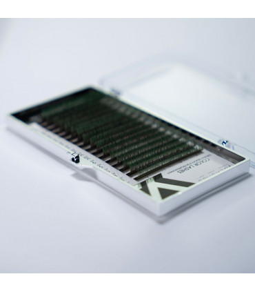 Eyelashes Wimpern yaLASHes Green/Black mix