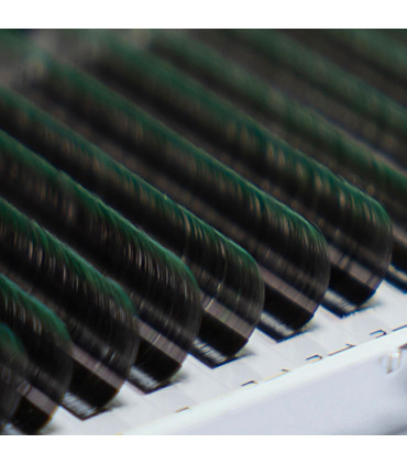 Eyelashes Wimpern yaLASHes Green/Black mix