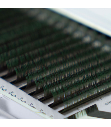 Eyelashes Wimpern yaLASHes Green/Black mix