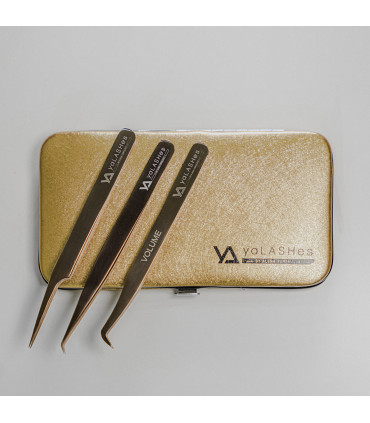 Tweezers Tweezers Set Rose Gold