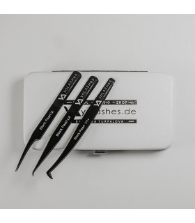 Pinzetten Pinzetten Set Black Pearl
