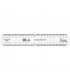 Lash lamination InLei® Eyebrow ruler