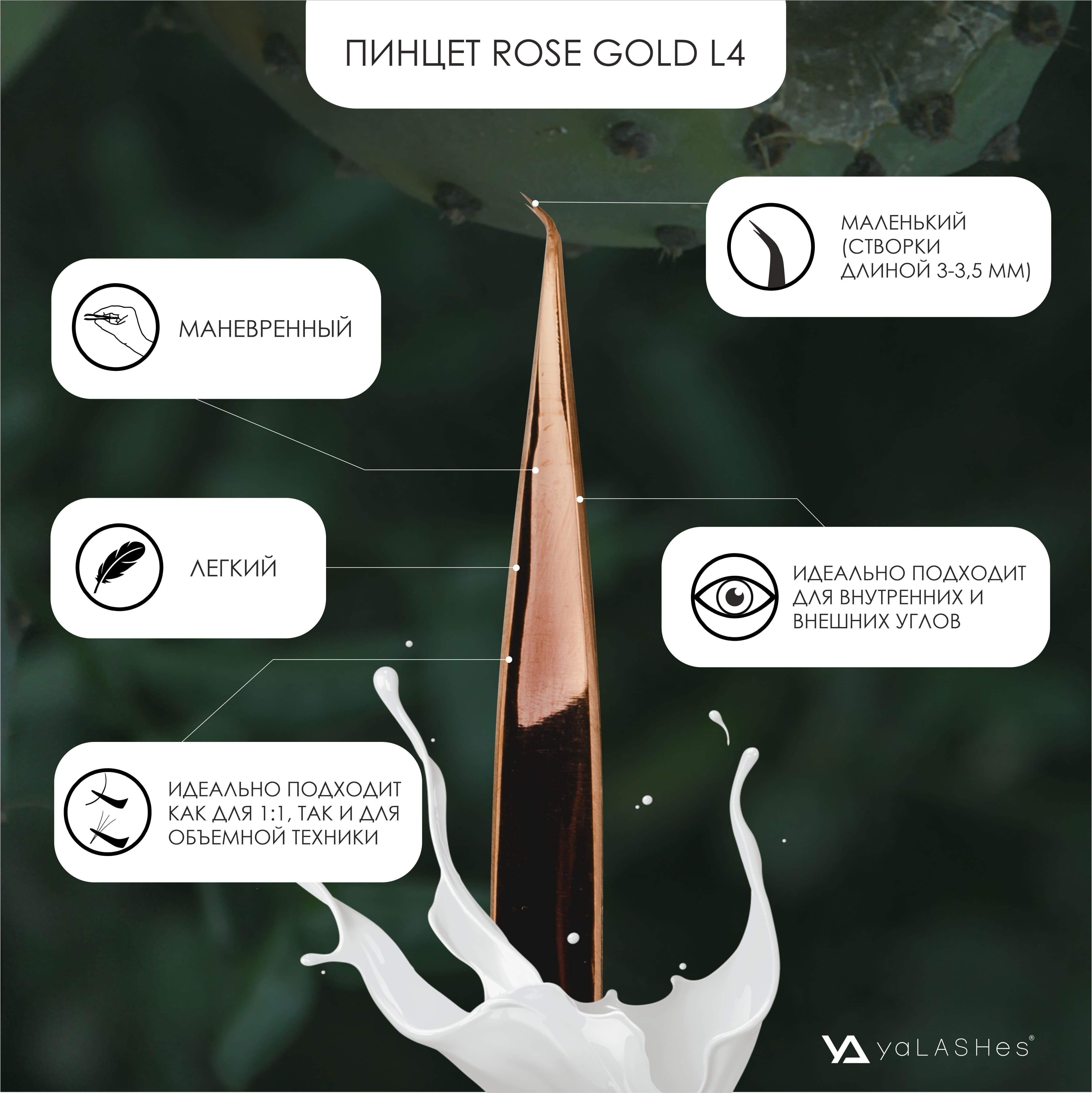 HD Kombi-Pinzettenset 4-teilig In Roségold – Präzisionspinzetten Für Augenbrauen, Wimpern & Nagelkunst, Aus Edelstahl, Leicht Zu Reinigen