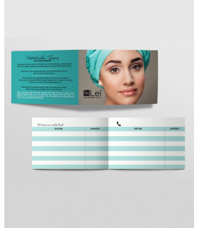 Ламинирование ресниц Визитная карточка, календарь встреч Lash Lifting
