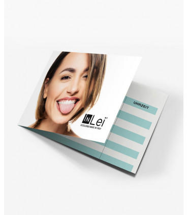 Lash lamination Visit card Appointment calendar Brow Bomber