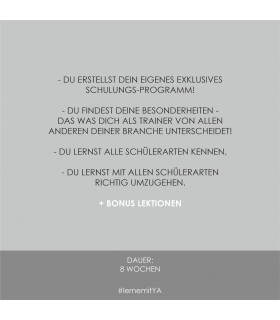 Online-Kurse Online Kurs - Projekt «TRAINER EXPERT»
