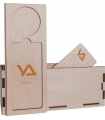 LashBox aus Holz + 5 Wimpernplatten
