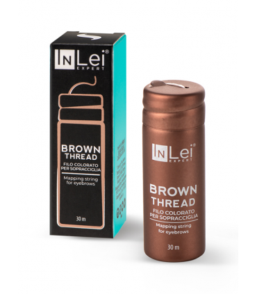 Lash lamination InLei® BROWN THREAD for tracing the eyebrows