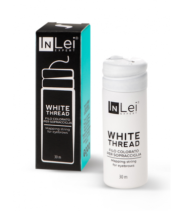 Wimpernlaminierung InLei® WEISSER FADEN zum Nachzeichnen der Augenbrauen