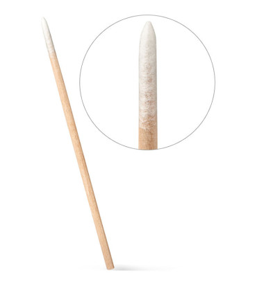 Lash lamination InLei® COTTONIES wooden sticks with pointed cotton tips