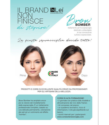 Ламинирование ресниц InLei® BROW BOMBER пробный набор