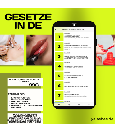 Магазин BEAUTY SELBSTSTÄNDIGKEIT IN DEUTSCHLAND - GEWERBE, VORSCHRIFTEN, STEUERN etc.