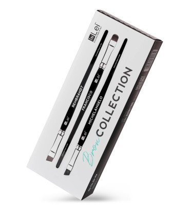 Lash lamination InLei® BROW COLLECTION set with professional eyebrow brushes