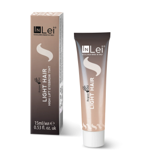 Ламинирование ресниц InLei® «LIGHT HAIR» - Осветляющая краска для бровей с аргановым маслом - 15 мл