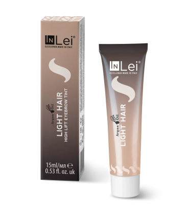 Wimpernlaminierung InLei® "LIGHT HAIR" - Aufhellende Augenbrauenfarbe mit Arganöl - 15 ml