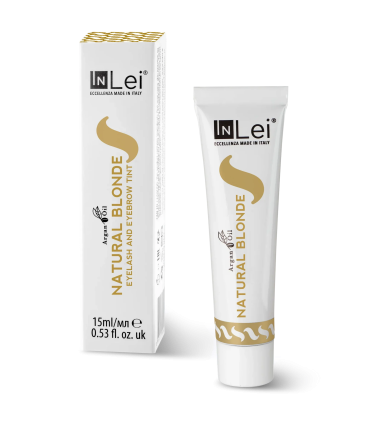 Ламинирование ресниц InLei® «NATURAL BLONDE» - краска для ресниц и бровей с аргановым маслом - 15 мл