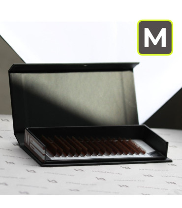 Eyelashes yaLASHes Selected Dark Brown MIX 6-12mm