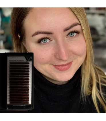 Eyelashes Eyelashes yaLASHes Selected Dark Brown MIX 4-6mm