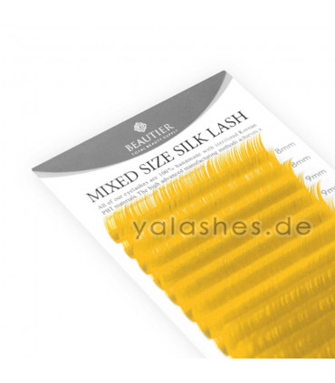 Eyelashes Eyelashes BEAUTIER Yellow mix