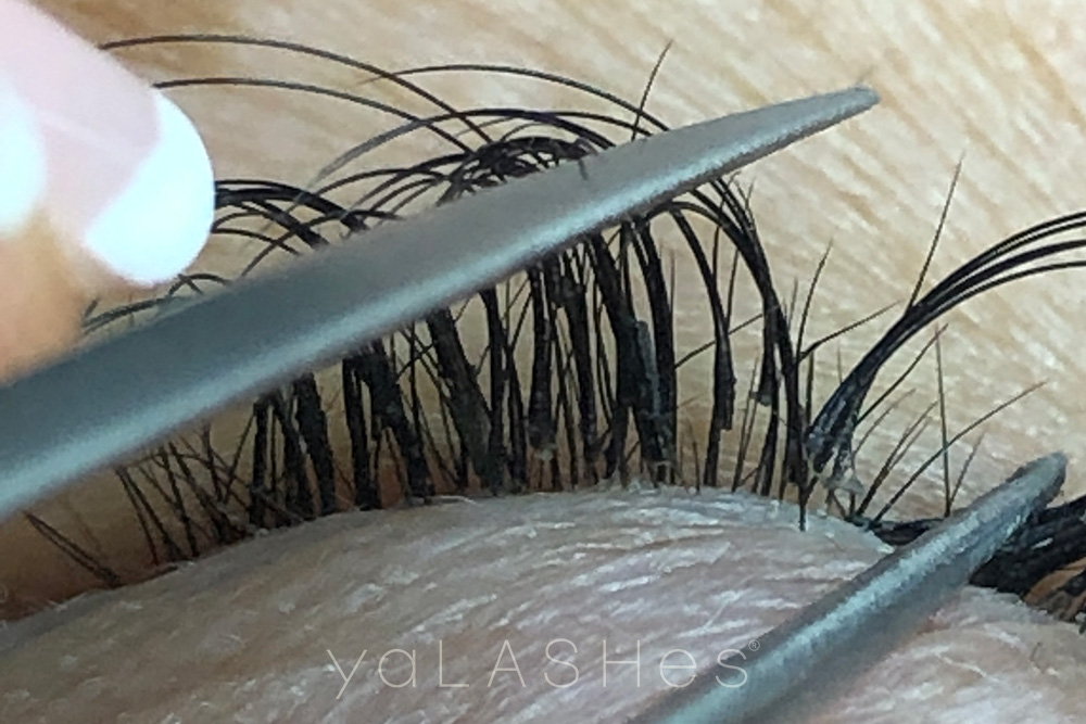 Was sind „Nägel“ bei der Wimpernverlängerung?