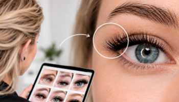 So finden Sie die richtige Lash-Stylistin: Achten Sie auf die äußeren Augenwinkel